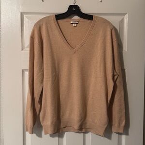 J. Crew Cashmere Relaxed V-Neck Sweater